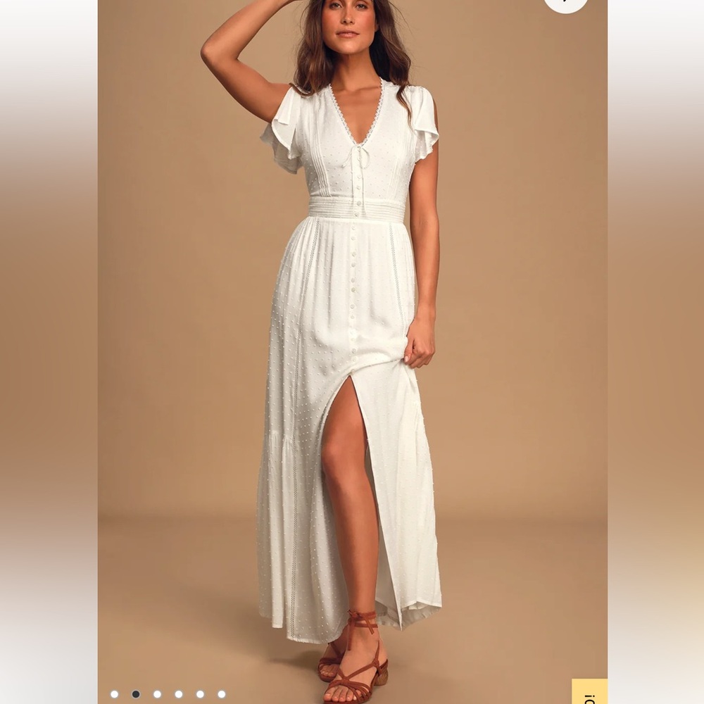 Lulus White Maxi Dress